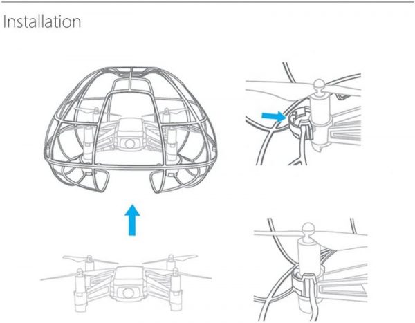 PGYTECH New Spherical Protective Cage Propeller Guard for DJI Tello Drone Light | Full Protection Protector Accessories - Image 5