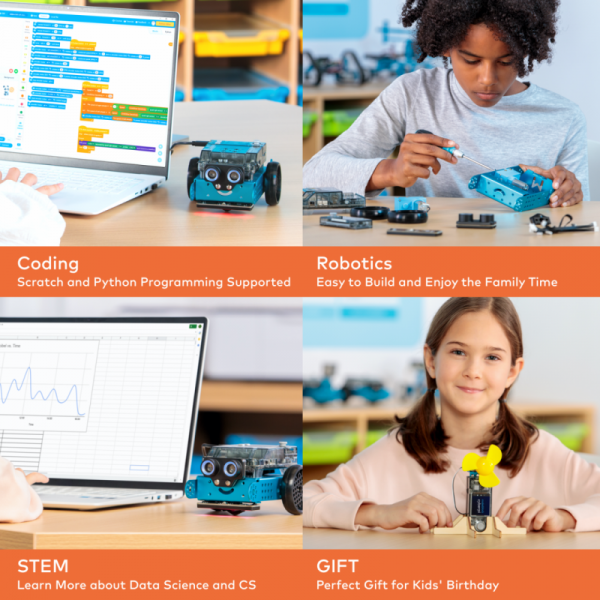 Makeblock mBot2 / Neo (with CyberPi) Coding Robot for Scratch, Python Wi-Fi, IoT, AI Programming - Image 7