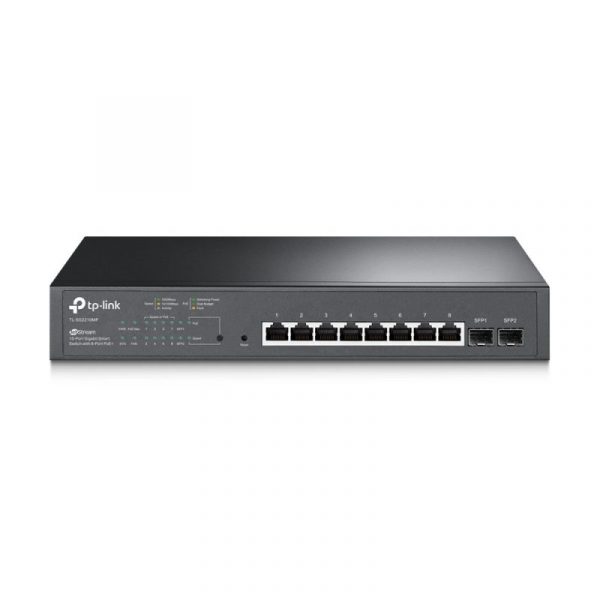 TP-Link - TL-SG2210MP — JetStream 10-Port Gigabit Smart Switch with 8-Port PoE+