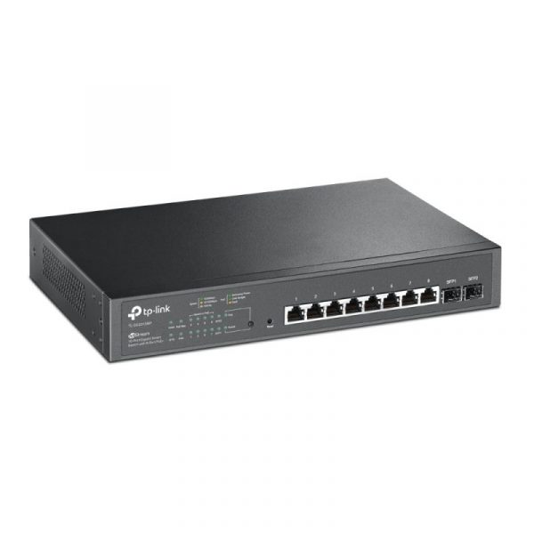 TP-Link - TL-SG2210MP — JetStream 10-Port Gigabit Smart Switch with 8-Port PoE+ - Image 2