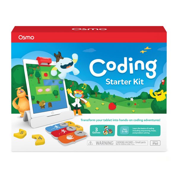 Osmo Coding Starter Kit for iPad - Build Coding Skills Block by Block for Kids of Ages 5-12 (Osmo Base Included)