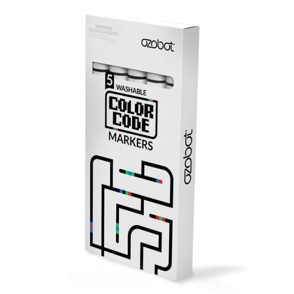 Ozobot Color Code Markers 5-pack Washable Dual Tip - Image 3