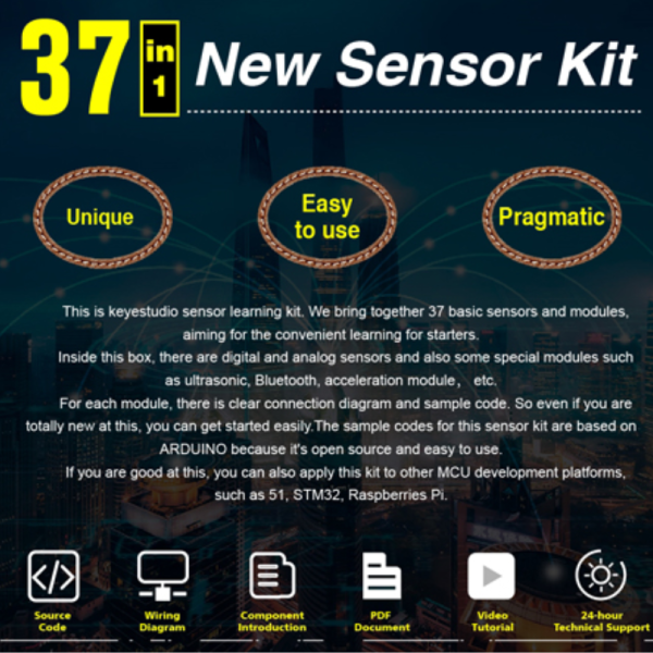 Keyestudio New sensor kit 37 in 1 box for Arduino - Image 8