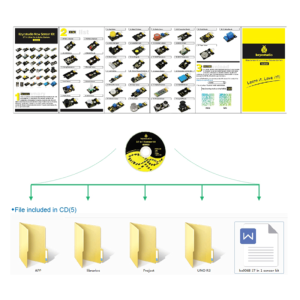 Keyestudio New sensor kit 37 in 1 box for Arduino - Image 5