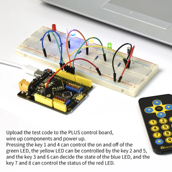 Keyestudio IoT Ultimate Starter Kit for Arduino Programming DIY Project Kit With Plus Mainboard - Image 3