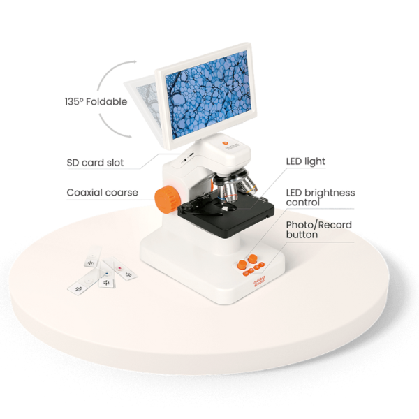 MatataStudio MT3 Digital Microscope Biological Camera Sensor 7'' LCD HD Screen - Image 2