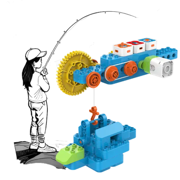 WhalesBot U10 Coding Block w/ Infrared & Photosensitive Sensors Screen-Free STEM Education Ages 3+ - Image 5