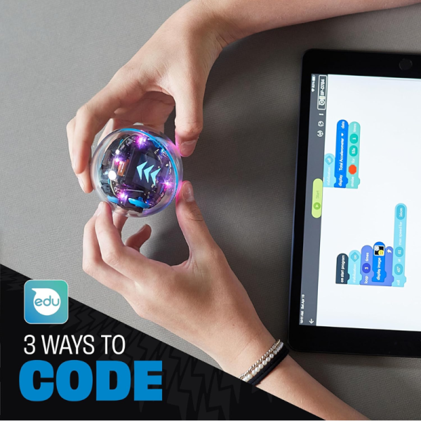 Sphero Bolt+ Coding Robot Ball Beginne to Advanced Programming 3 Ways to Code: Draw, Blocks, Javascript STEM Educational Toys for Kids Ages 8+ - Image 5