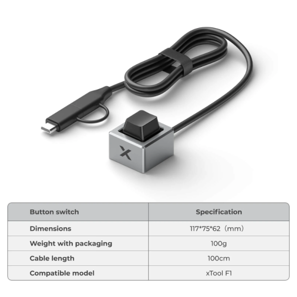 xTool Button Switch for xTool F1 & F1 Ultra Laser Engraver - Image 8