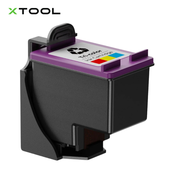 xTool Ink Cartridge for M1 Ultra Inkjet Module, for Color Inkjet Printing on Wood, Canvas, Clay, Paper, Leather, Photo Paper, and More