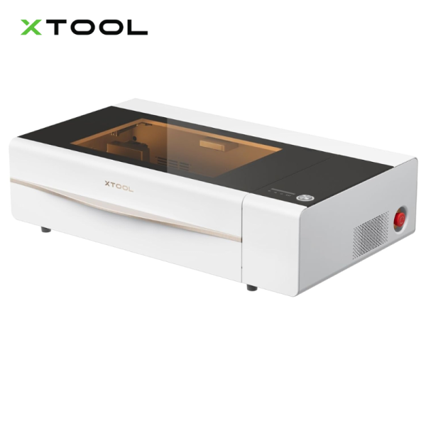 xTool P2 55W CO2 Laser Cutter, Smart Desktop CO2 Laser Engraver and Cutter Machine, Dual Smart 16MP Cameras, Curved Surface Engraving