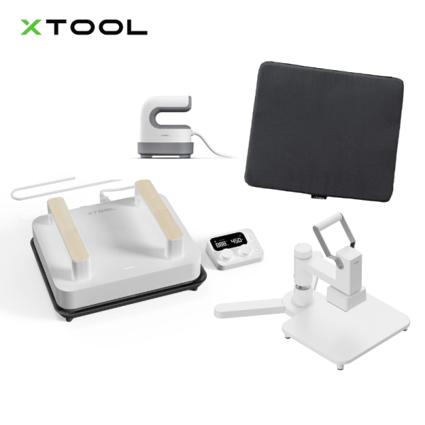 xTool Heat Press Machine for T-shirts, HTV, Sublimation and DTF Transfers