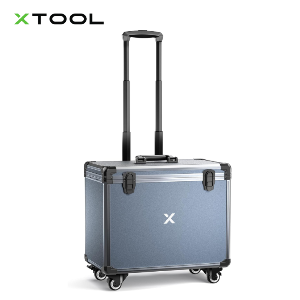 xTool F1 Rolling Hard Case for F1 Craftshow, Shockproof Shell and Embedded Foam Protect F1 Laser Machine