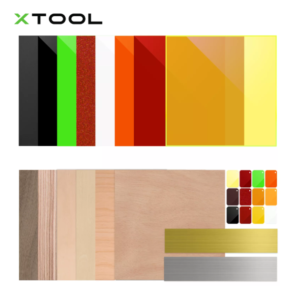 xTool S1 Laser Material Kit (34pcs)