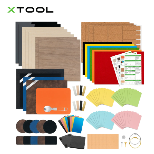 xTool Laser Material Explore Kit (111pcs)