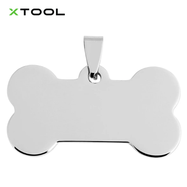 xTool Bone Stainless Steel Dog Tag for Laser Engraving (10pcs)