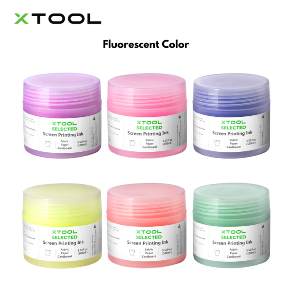 xTool Screen Printing Ink Set (6 Colors) - Image 2