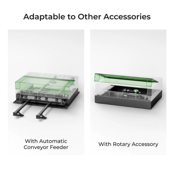 xTool Riser Base and Automatic Conveyor Feeder for S1 - Image 3