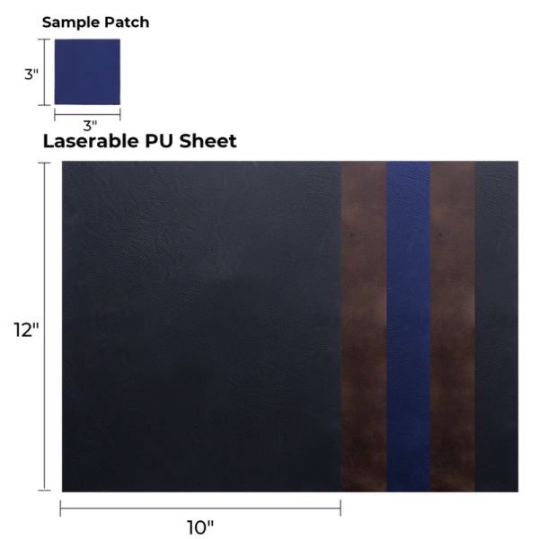 xTool Laserable PU Patch Sheet Mix Colors (5pcs) - Image 3