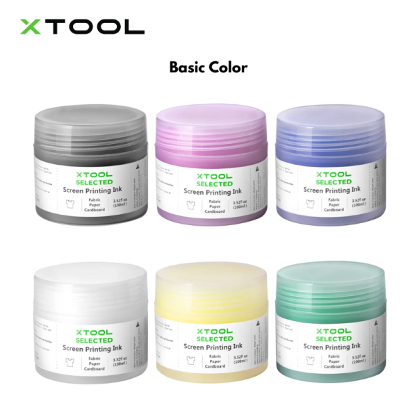 xTool Screen Printing Ink Set (6 Colors) - Image 3