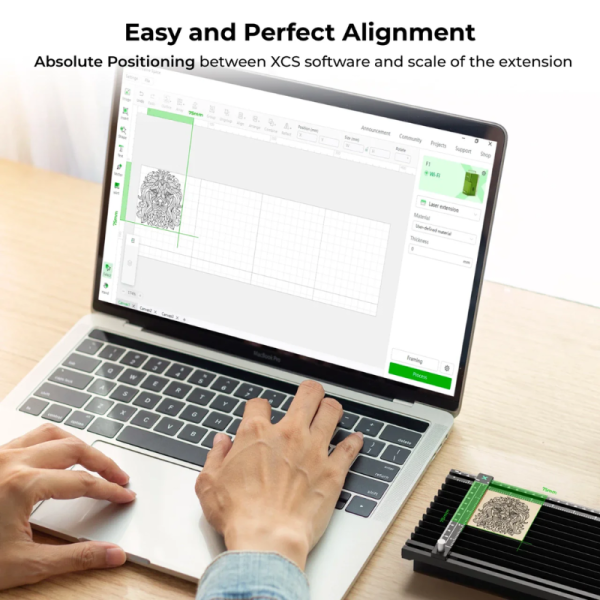 xTool F1 with F1 Slide Extension Smarter Processing with Larger Projects - Image 4