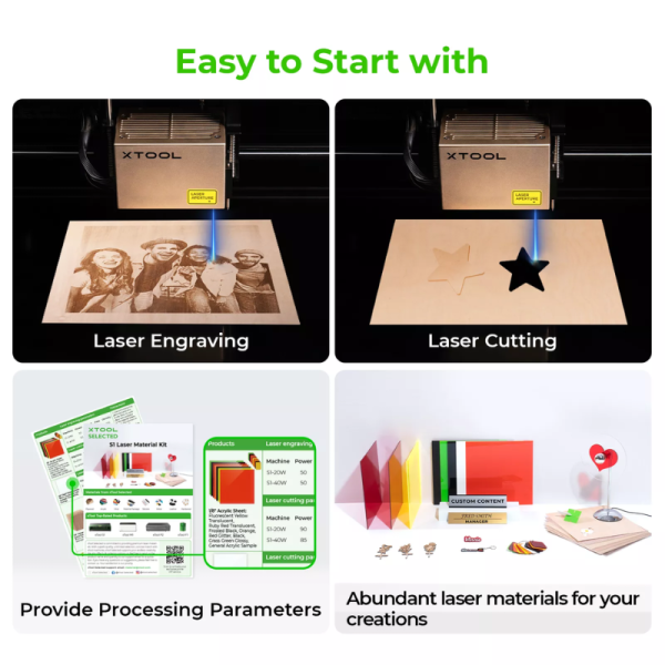 xTool S1 Laser Material Kit (34pcs) - Image 4