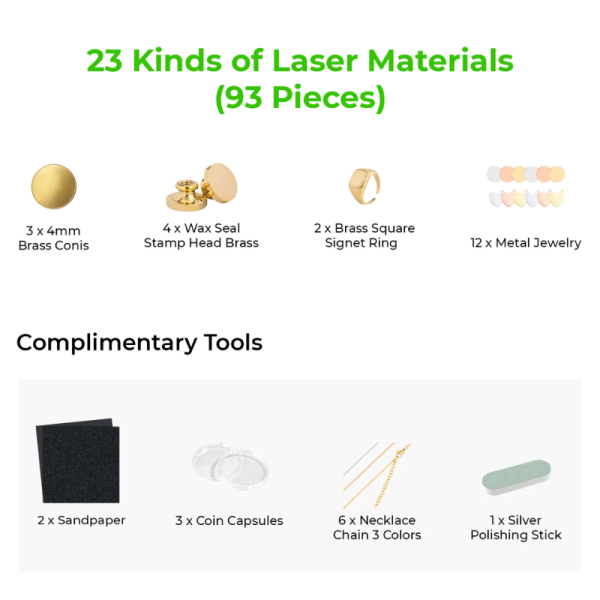 xTool F1 Ultra Laser Material Kit - Image 4