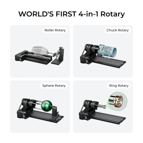 xTool RA2 Pro Rotary Attachment - Image 4