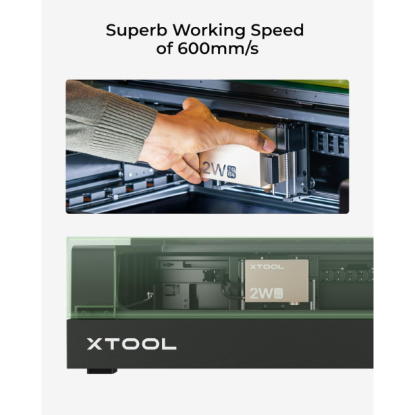 xTool S1 40W Laser Module for xTool S1 Laser Engraver & xTool S1 1064nm Infrared Laser Module for xTool S1 Laser Engraver - Image 8