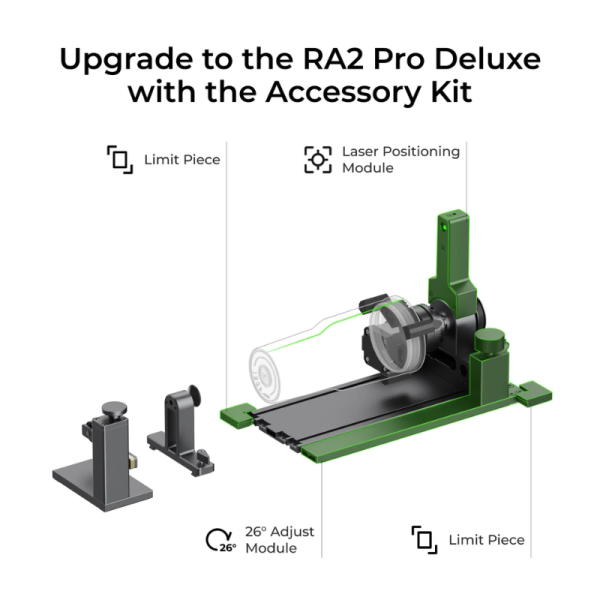 xTool RA2 Pro Rotary Attachment - Image 5