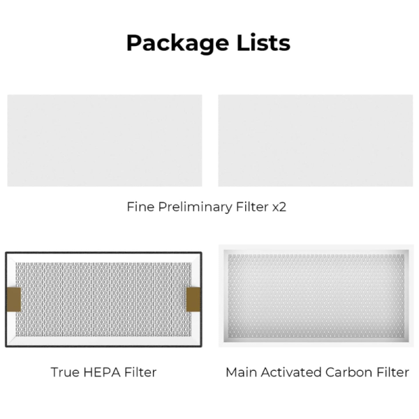 Filter Replacement Kit for xTool Smoke Purifier (1 Pack) - Image 6