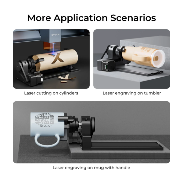 xTool RA2 Pro Rotary Attachment - Image 7