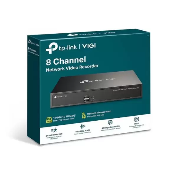 TP-Link VIGI NVR1008 — VIGI 8 Channel Network Video Recorder - Image 7