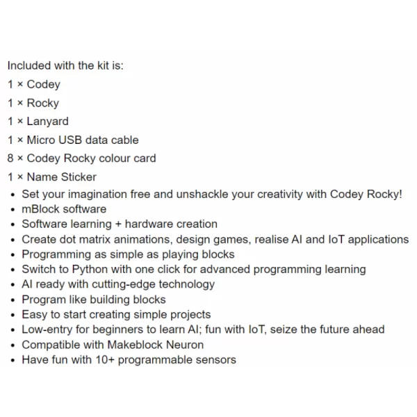 Makeblock Codey Rocky Education Programmable Robot - Image 8