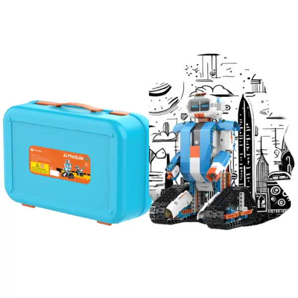 WhalesBot AI Module 1s Coding Robotic Kit Scratch, Python & C with 48 Advanced Courses STEM Education for Kids Ages 8+