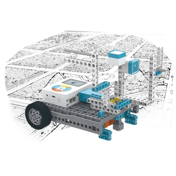 WhalesBot AI Module 5 Scratch, C, Python & Action Editor Coding Kit with Built-in Bluetooth & 16 Courses STEM Education for Kids Ages 8+