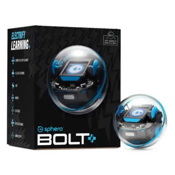 Sphero Bolt+ Coding Robot Ball Beginne to Advanced Programming 3 Ways to Code: Draw, Blocks, Javascript STEM Educational Toys for Kids Ages 8+